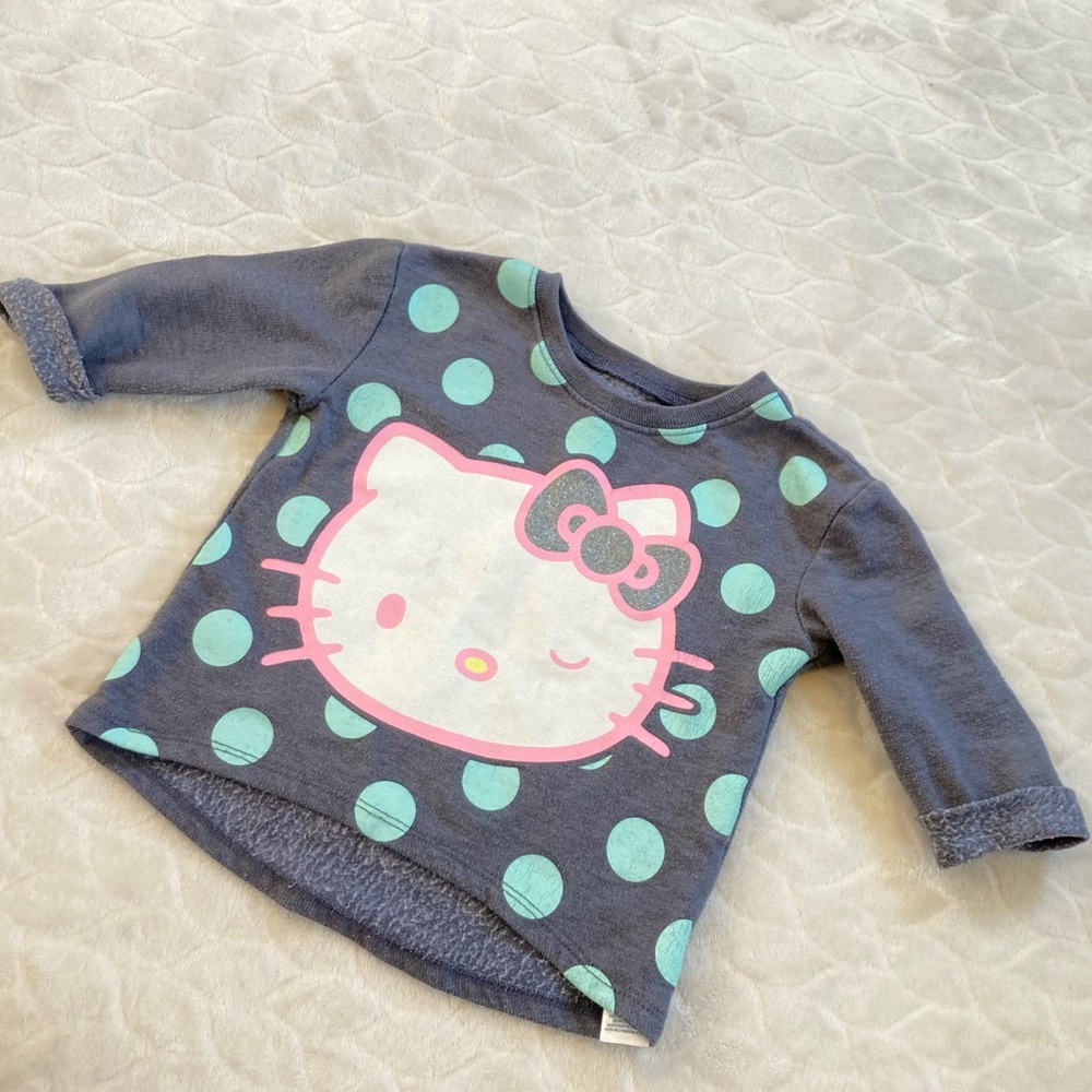 Old Navy Hello Kitty Roll Sleeve Pullover, 2T
